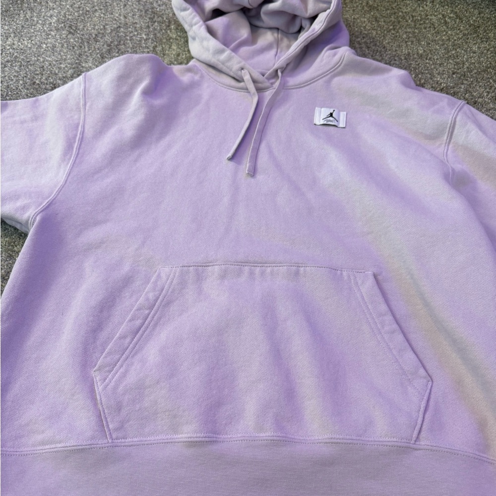 Jordan Light Purple Hoodie with Logo